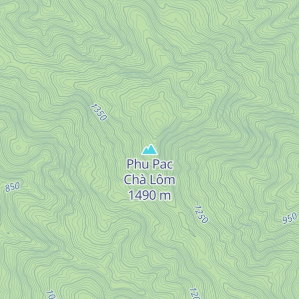 Map of Phu Pac Chà Lôm