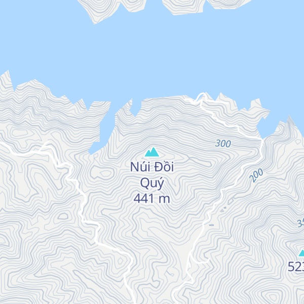 Map of Núi Đồi Quý