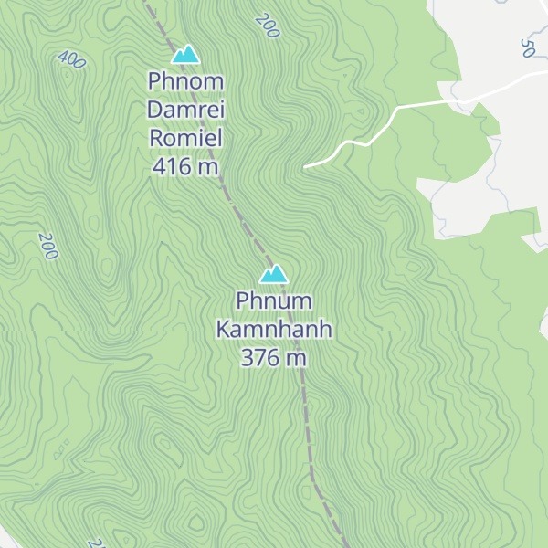 Map of Phnum Kamnhanh