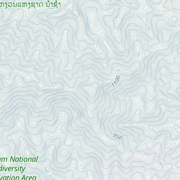 Map of Phou Ting