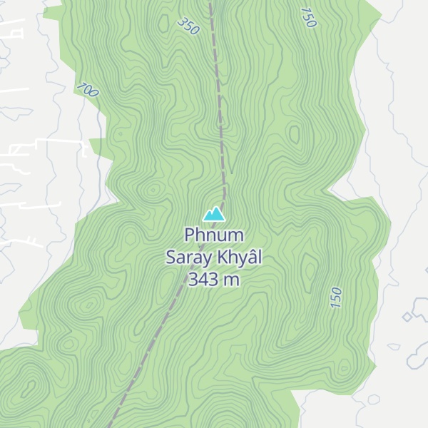 Map of Phnum Saray Khyâl