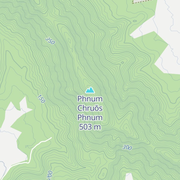 Map of Phnum Chruŏs Phnum
