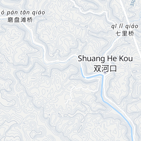 Map of Shíhuà Shān