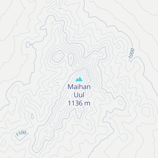 Map of Maihan Uul