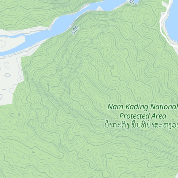 Map of Phou Thoun