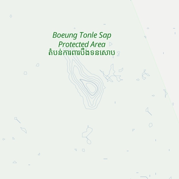 Map of Phnum Chĕn Mŭs