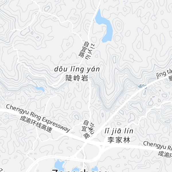 Map of Dǒu Lǐng Yán