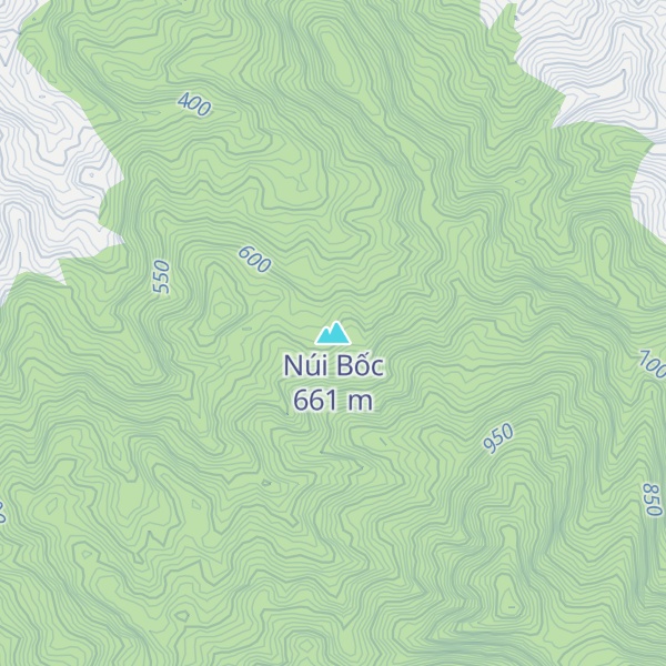 Map of Núi Bốc