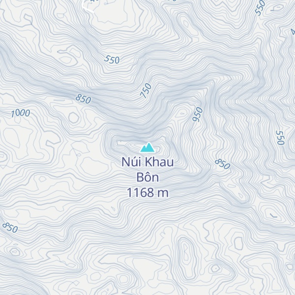 Map of Núi Khau Bôn