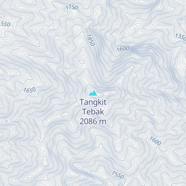 Map of Tangkit Tebak