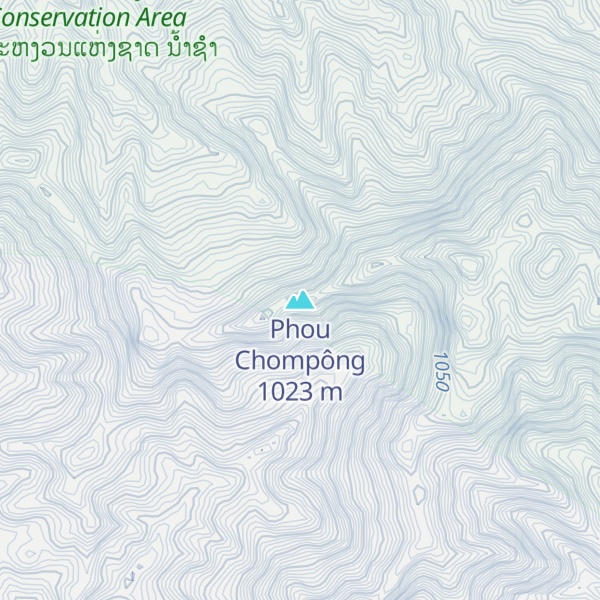 Map of Phou Chompông