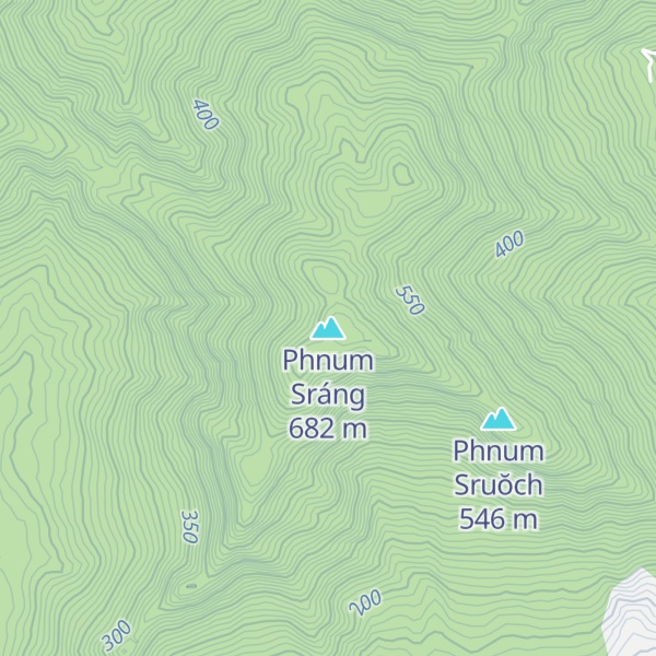 Map of Phnum Sráng