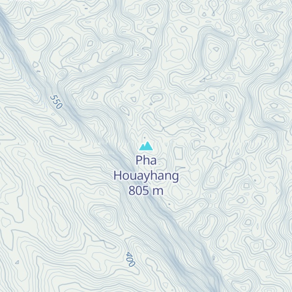 Map of Pha Houayhang