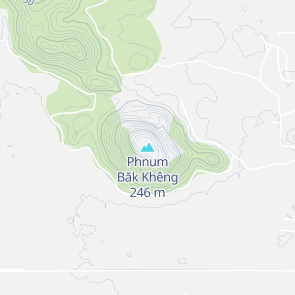 Map of Phnum Băk Khêng