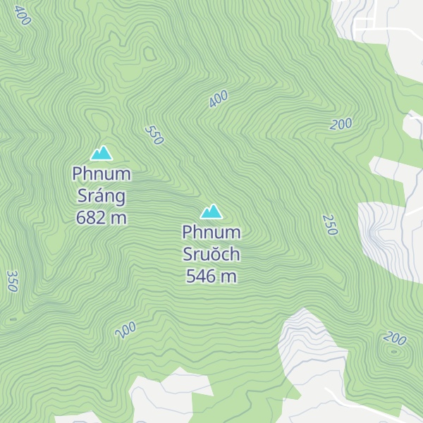 Map of Phnum Sruŏch