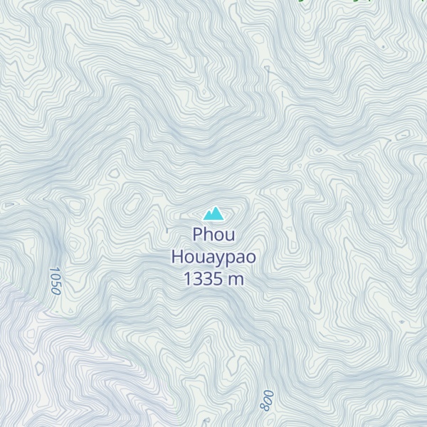Map of Phou Houaypao