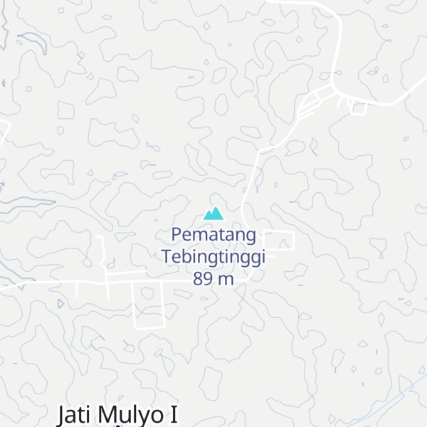 Map of Pematang Tebingtinggi