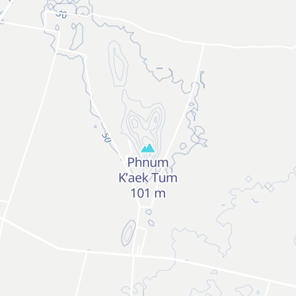 Map of Phnum K’aek Tum