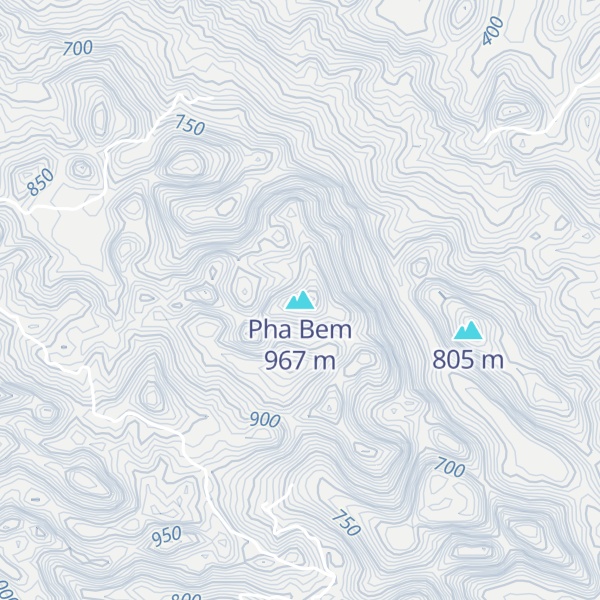 Map of Pha Bem