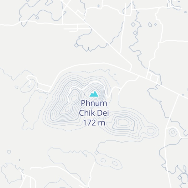 Map of Phnum Chik Dei