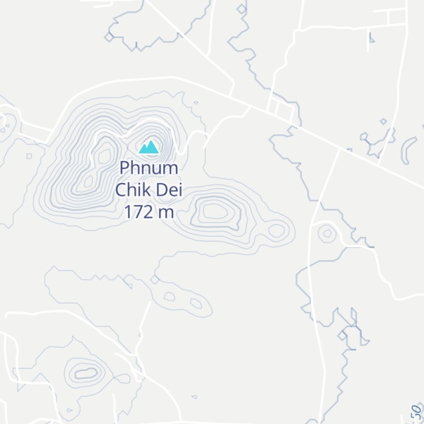 Map of Phnum Toch
