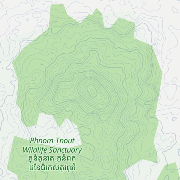 Map of Phnum Trayang