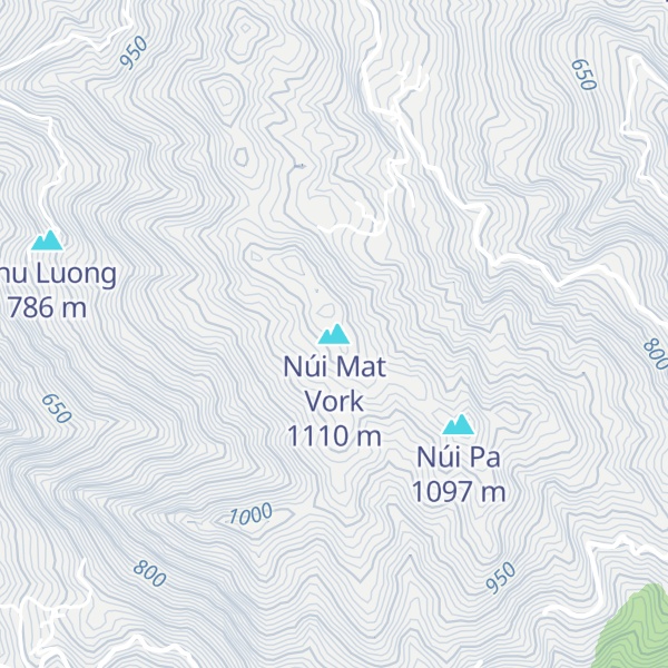 Map of Núi Mat Vork