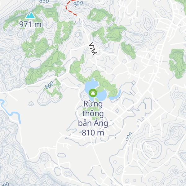 Map of Rừng thông bản Áng