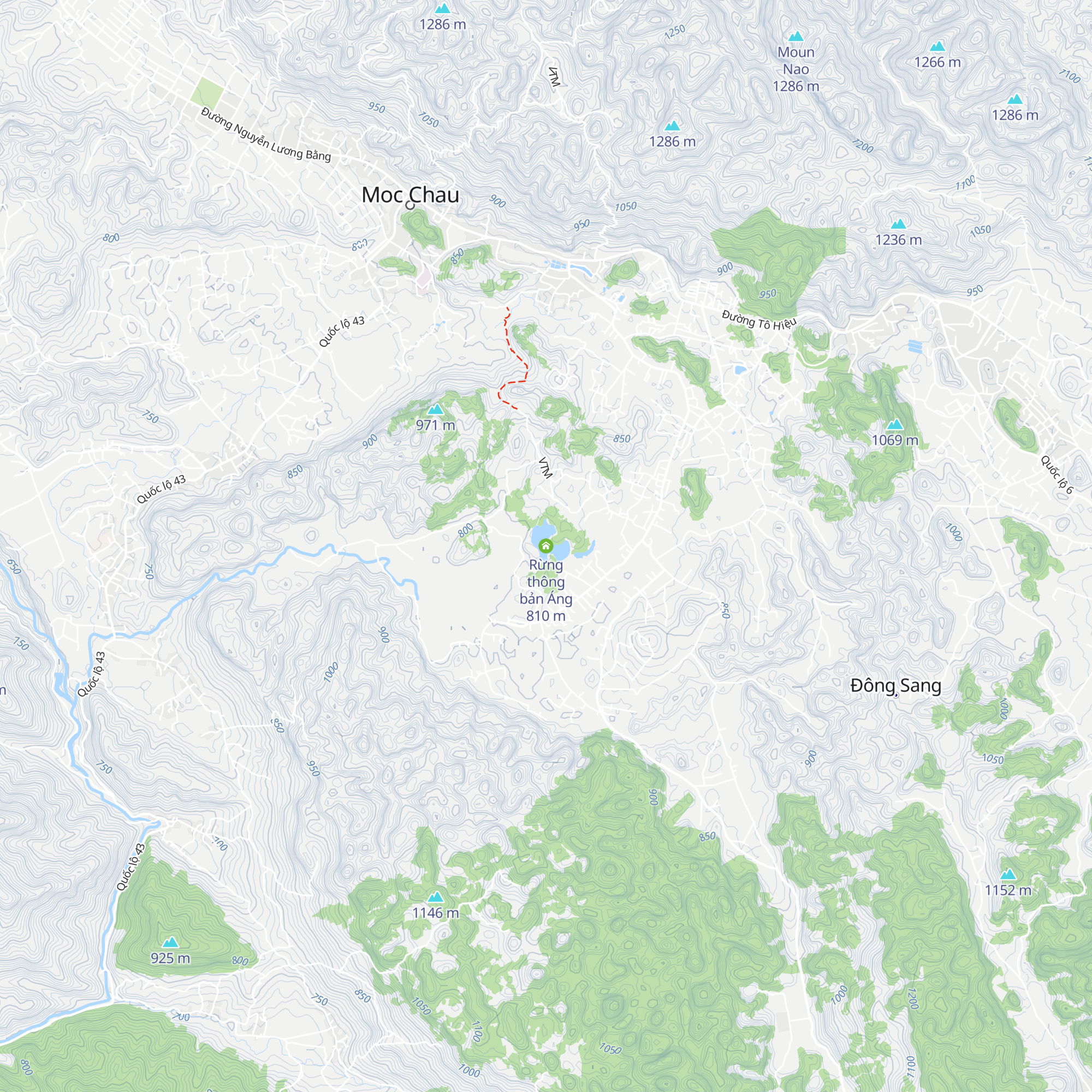 Rừng thông bản Áng map