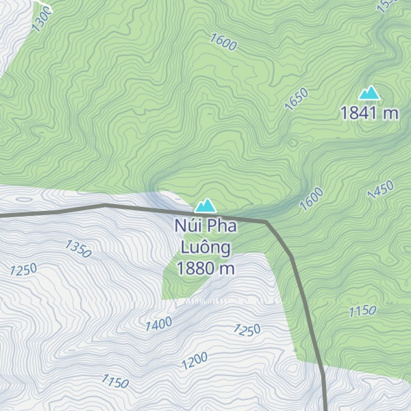 Map of Núi Pha Luông