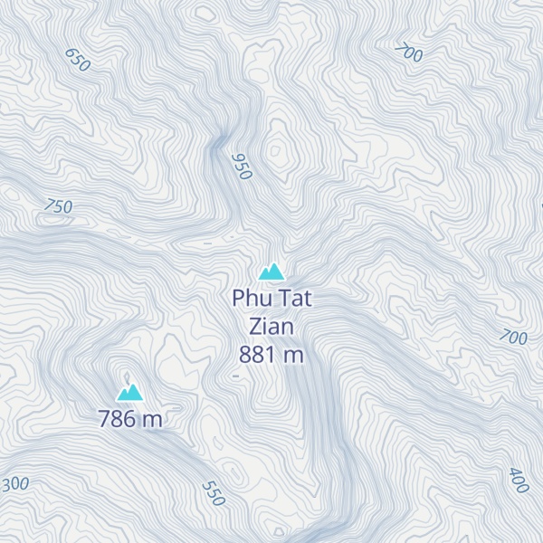 Map of Phu Tat Zian