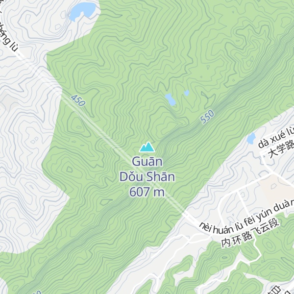Map of Guān Dǒu Shān