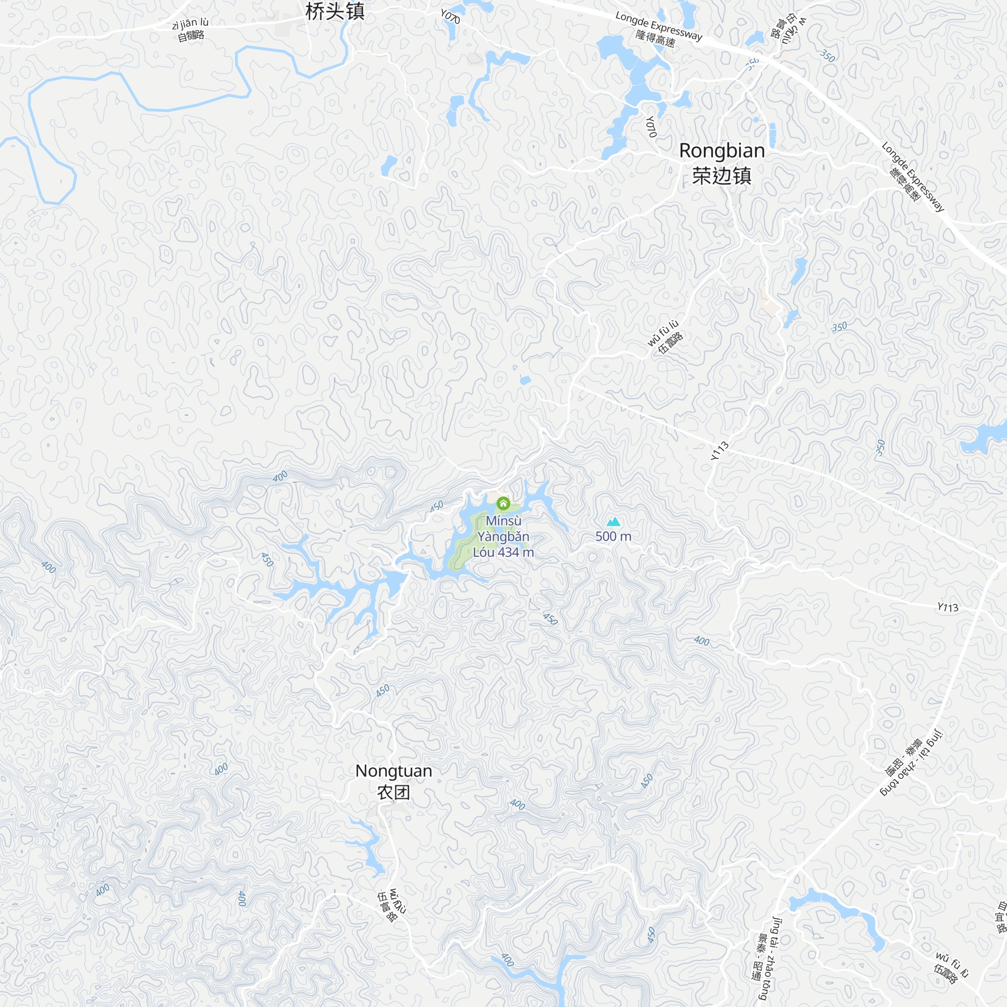 Mínsù Yàngbǎn Lóu map