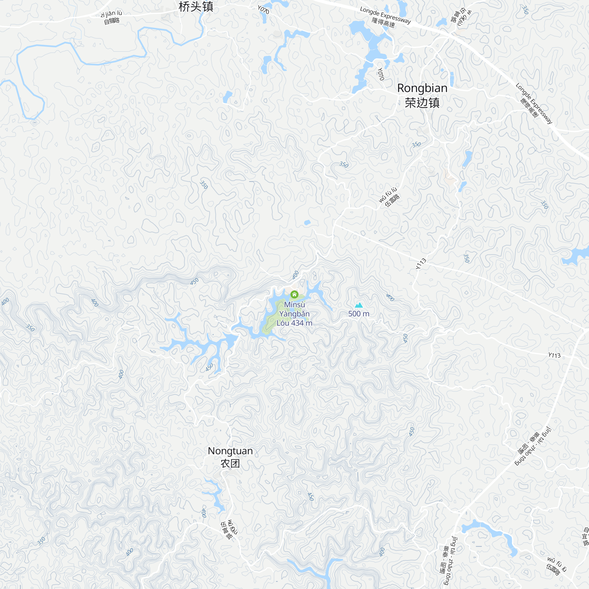 Mínsù Yàngbǎn Lóu map