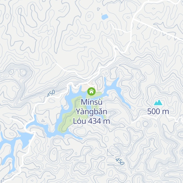 Map of Mínsù Yàngbǎn Lóu