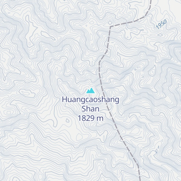 Map of Huangcaoshang Shan