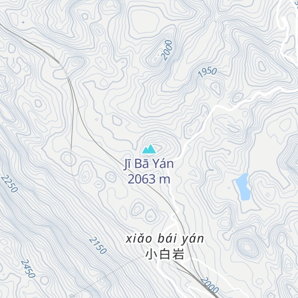 Map of Jī Bā Yán