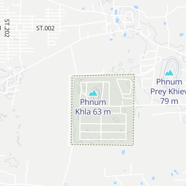 Map of Phnum Khla