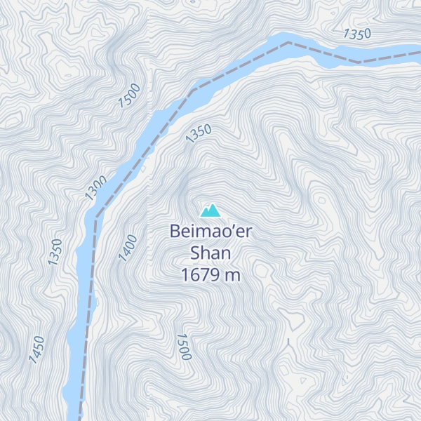 Map of Beimao’er Shan