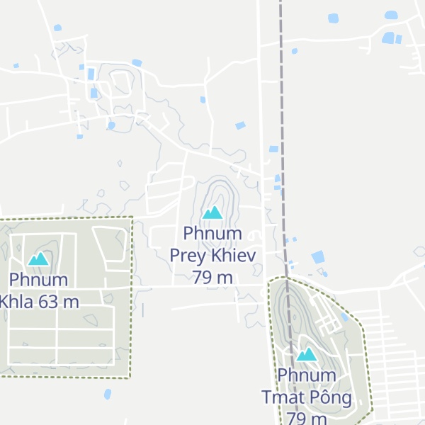 Map of Phnum Prey Khiev