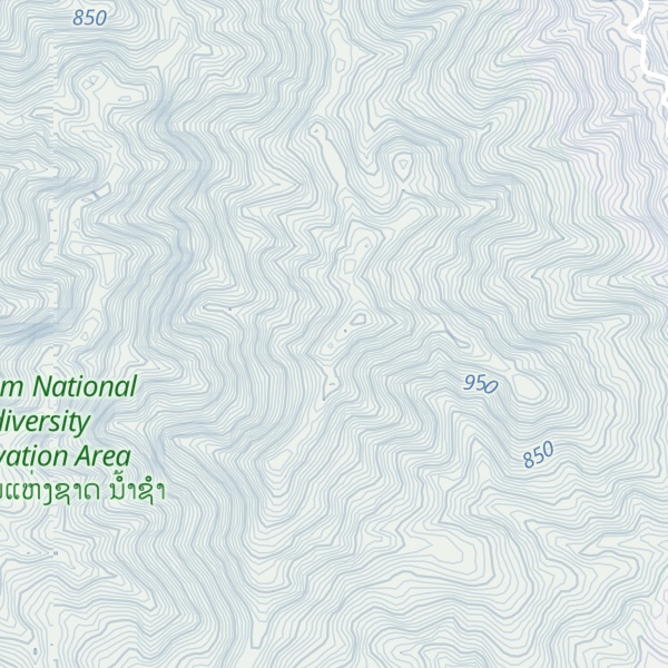 Map of Phou Lao