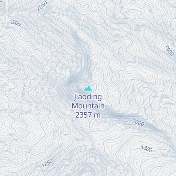 Map of Jiaoding Mountain