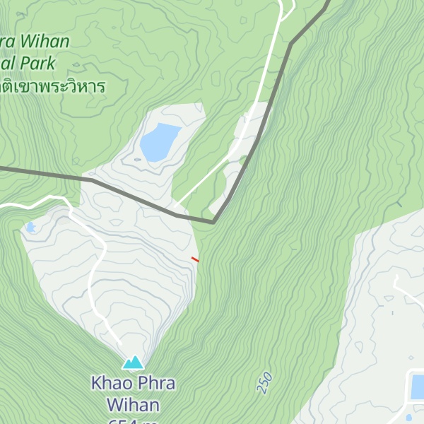 Map of Khao Phrom Wihan