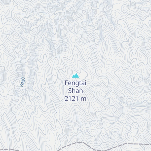 Map of Fengtai Shan