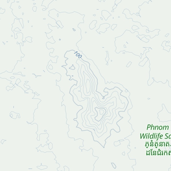 Map of Phnum Pêl
