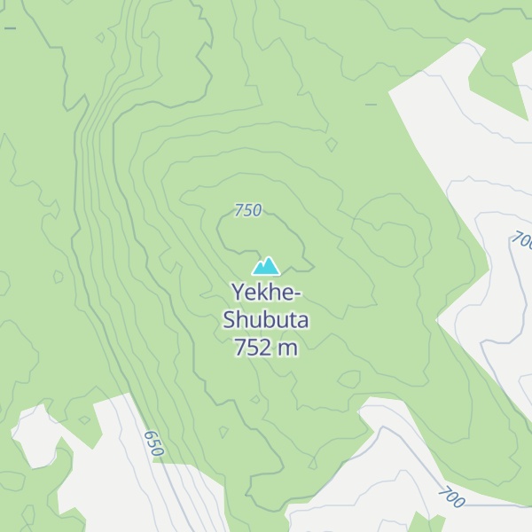 Map of Yekhe-Shubuta