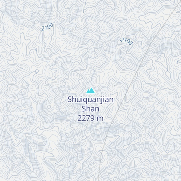 Map of Shuiquanjian Shan