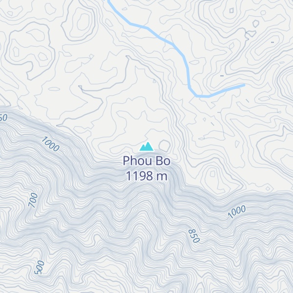 Map of Phou Bo