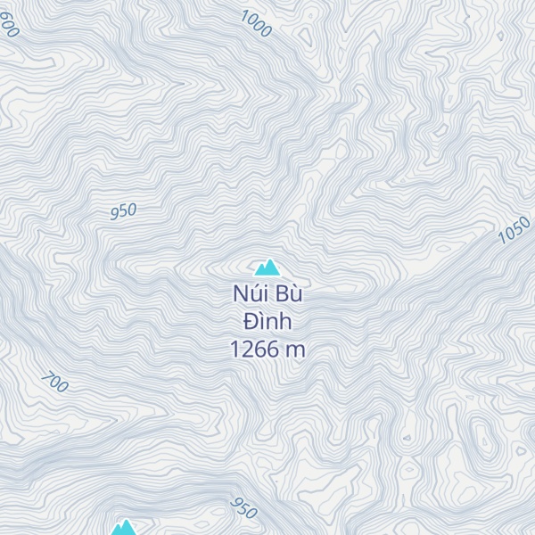 Map of Núi Bù Đình