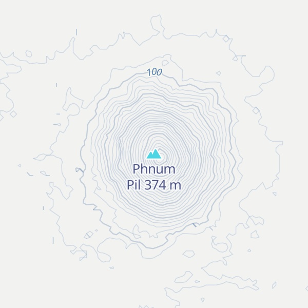 Map of Phnum Pil